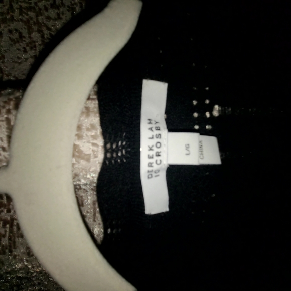 10 Crosby Derek Lam Black Ruffled Tank Top - Picture 3 of 9